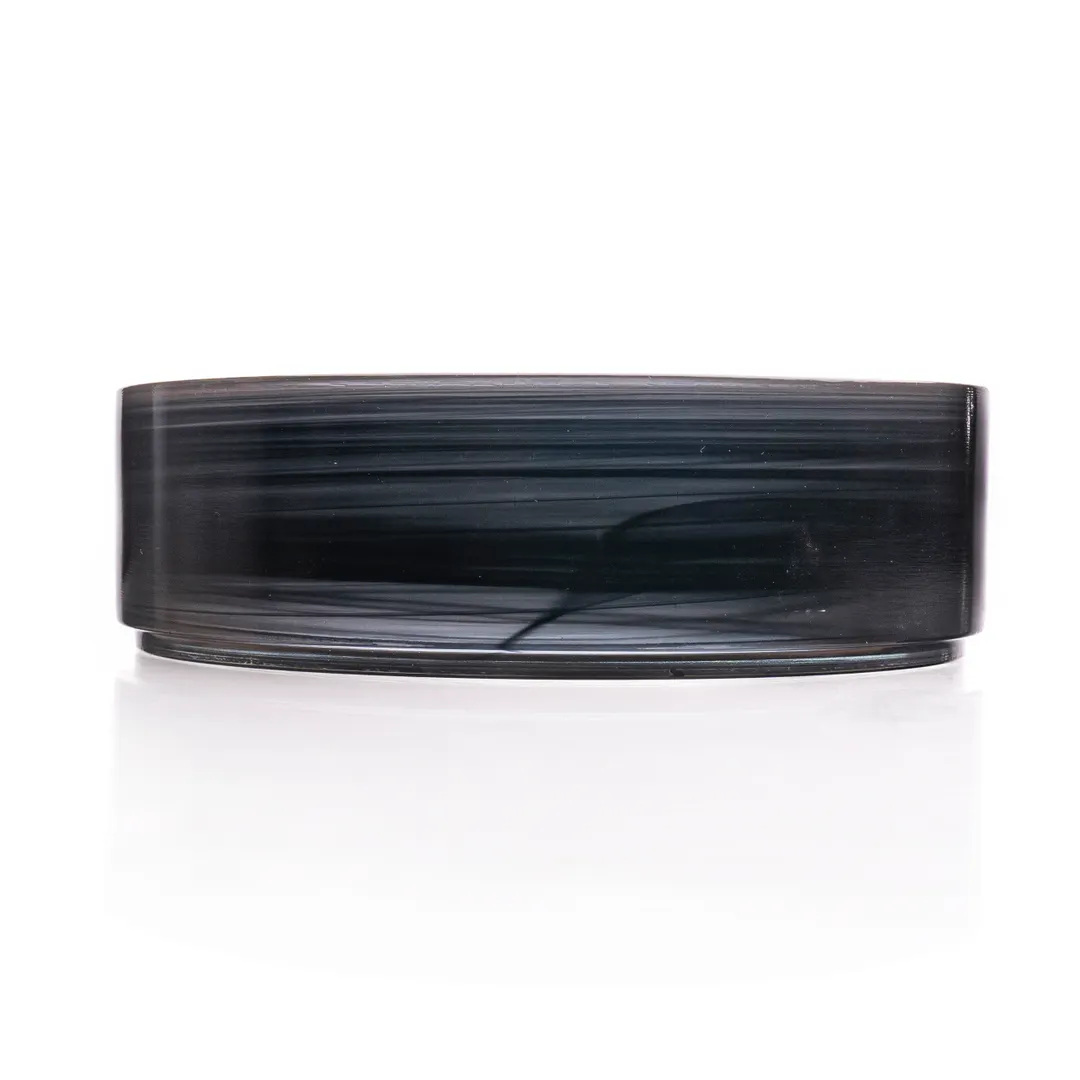 Ardacam 2450-43 Glass Bowl, 7.09" Diameter, 37.1 Oz Capacity, Round Black Finish, Tableware