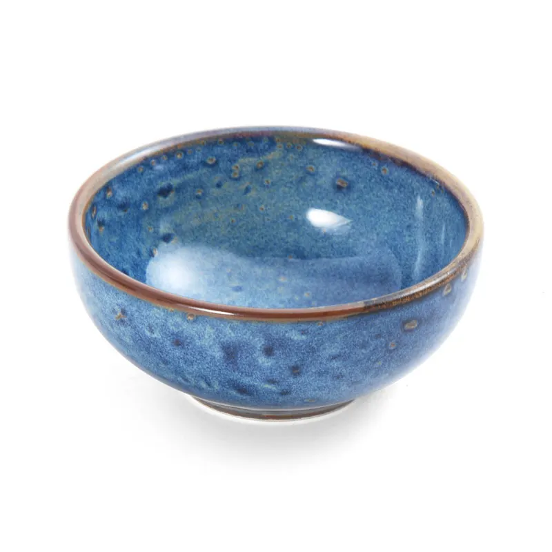 Mikasa 5255976 Starlit Bowl, 4 oz, 4" Round Coupe, Vitrified Porcelain, Blue