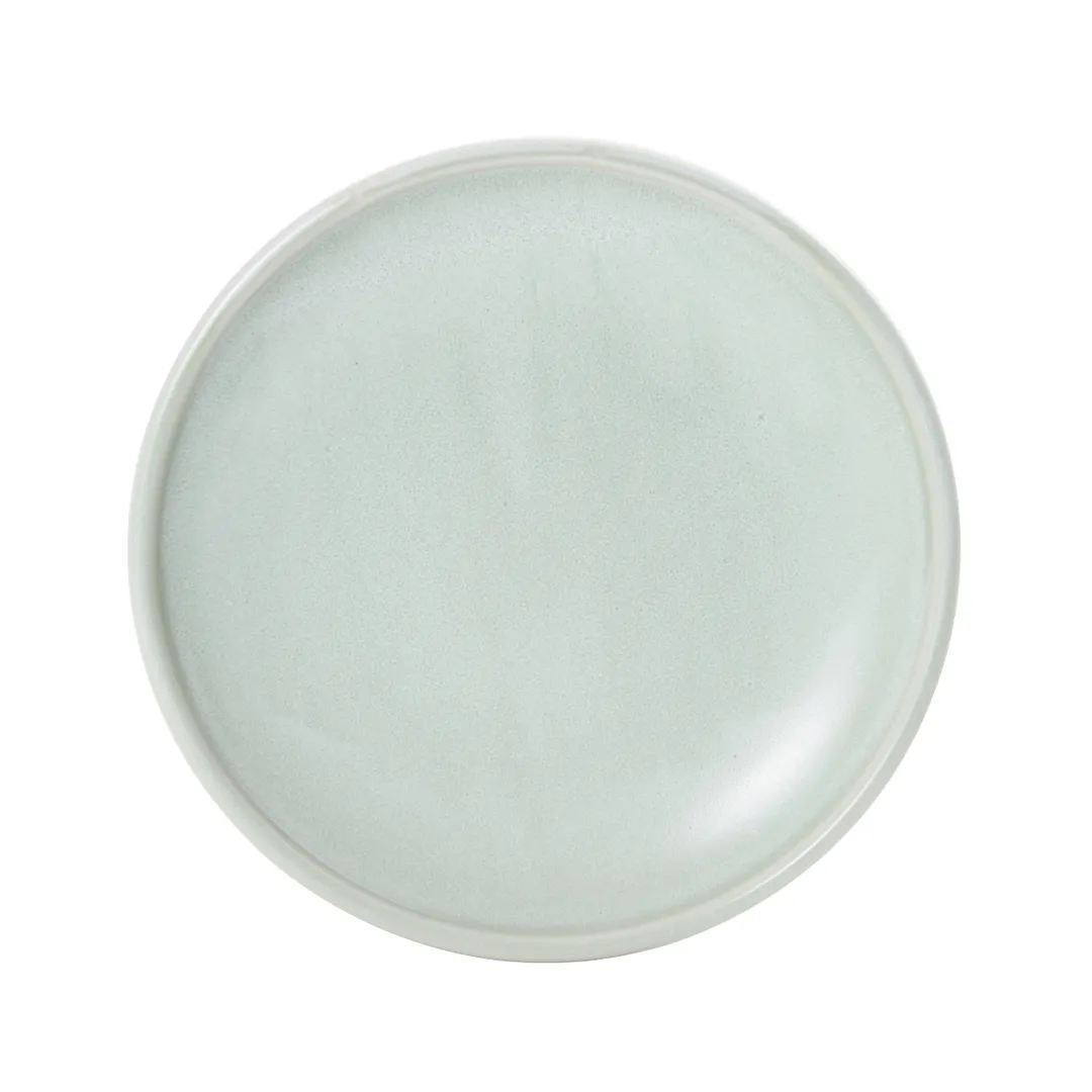 Mikasa 5255999 Jade Plate, 8" Dia., Round, Coupe Rim, Vitrified Porcelain