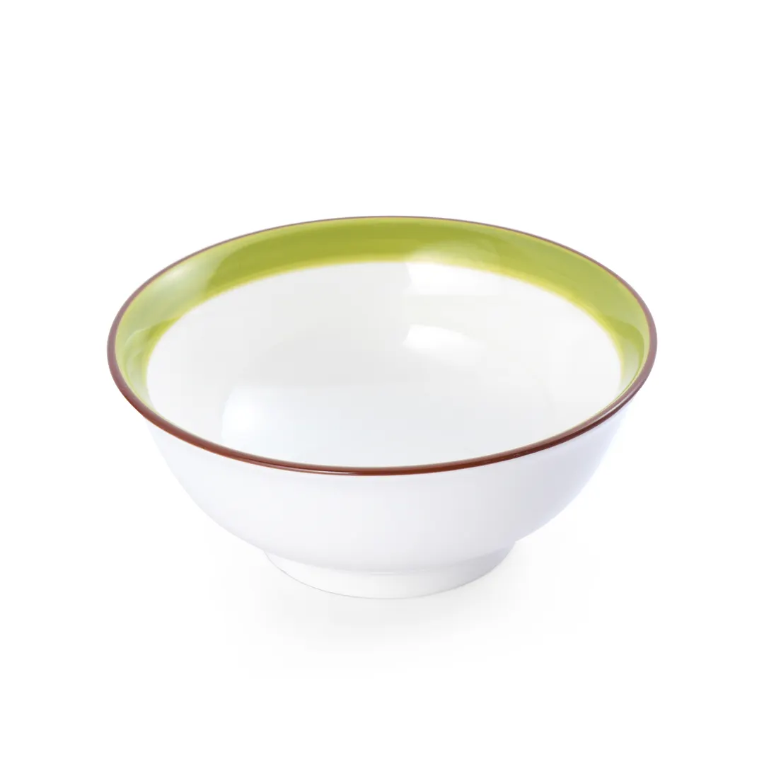 Mikasa 5256045 Sunday Brunch Coupe Bowl, 6.25", 16.9 oz., Green Ceramic Porcelain