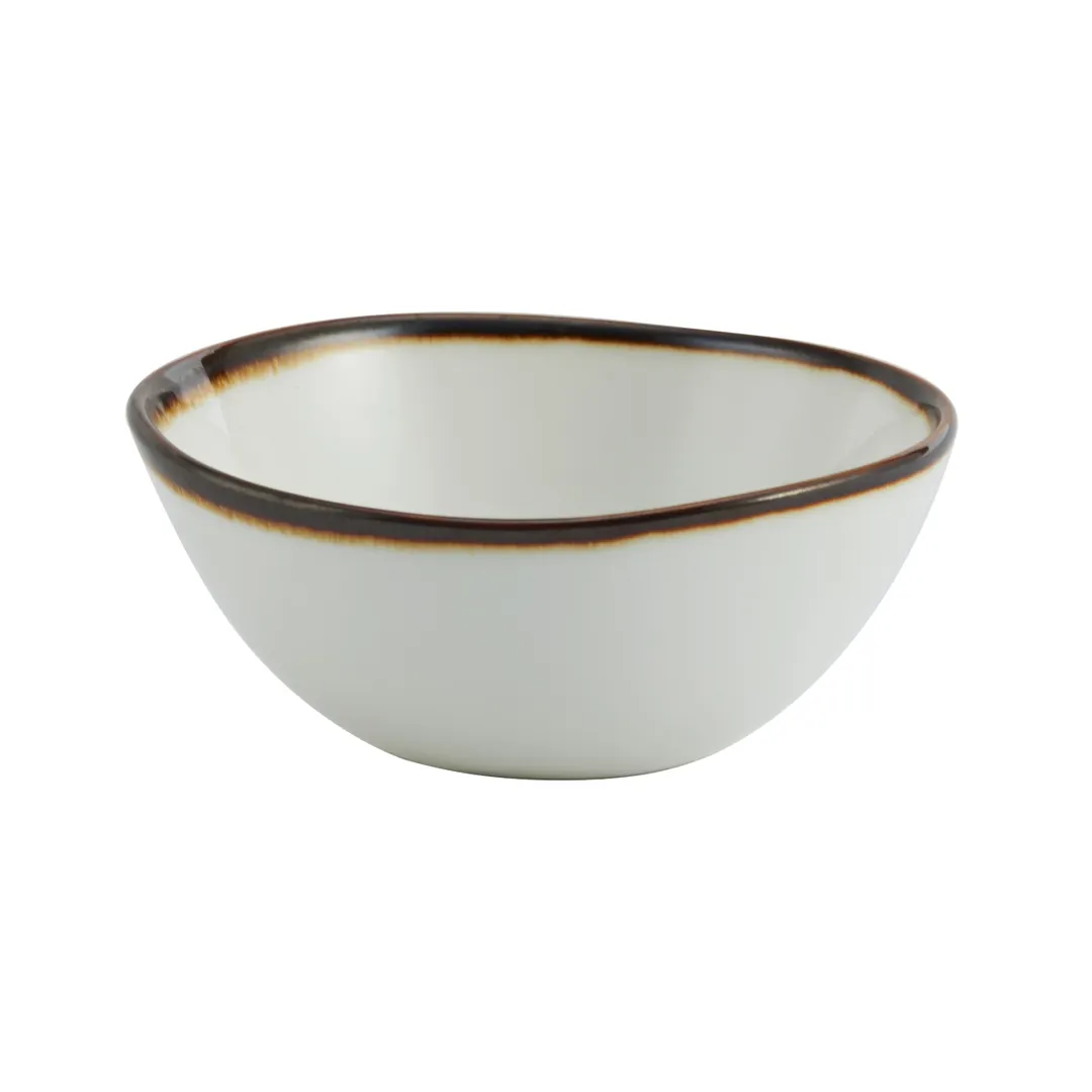 Mikasa 5256151 Lodge Bowl, 6 oz, 4-1/2" dia., Round, Coupe, Cream White, Vitrified Porcelain