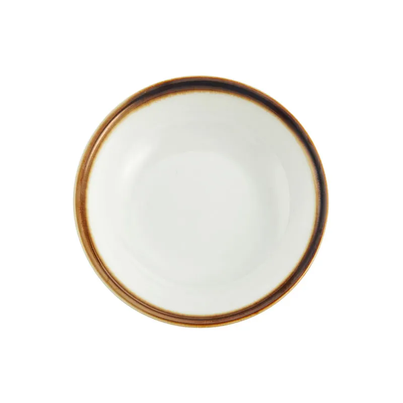 Mikasa 5256182 Lodge Bowl, 2 oz, 3.5" dia., Cream White, Vitrified Porcelain, Dishwasher Safe