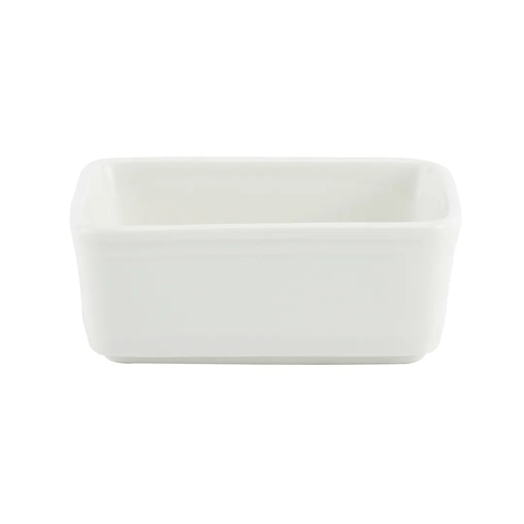 Mikasa 5256226 China Sugar Packet Holder, 2.68"W x 3.94"D x 1.57"H, White Porcelain, Dishwasher Safe