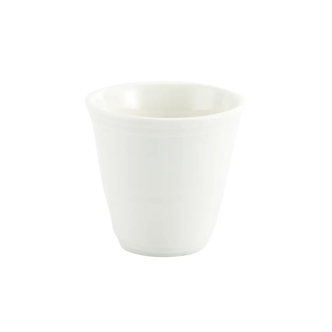 Mikasa 5256305 China Coffee Pot/Teapot, 2.87"W x 2.87"D x 2.76"H, 4 oz, White Porcelain