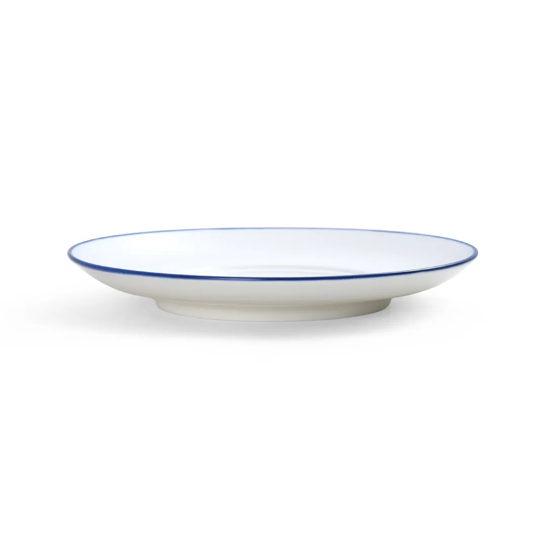 Mikasa 5256526 China Bistro Saucer, 6.75" dia., Vitrified Porcelain, Blue