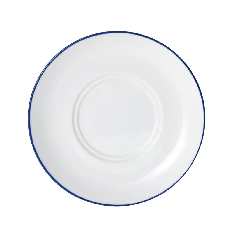 Mikasa 5256526 China Bistro Saucer, 6.75" dia., Vitrified Porcelain, Blue