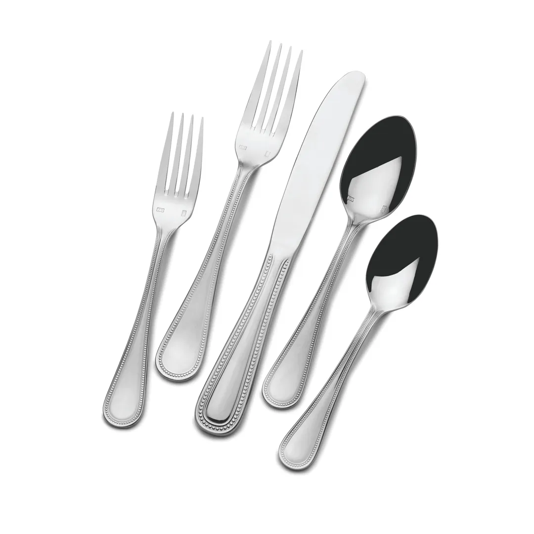 Mikasa 5257160 Teaspoon, 5.51"L, Heavy Weight, 18/10 Stainless Steel, Chatalet - Dozen