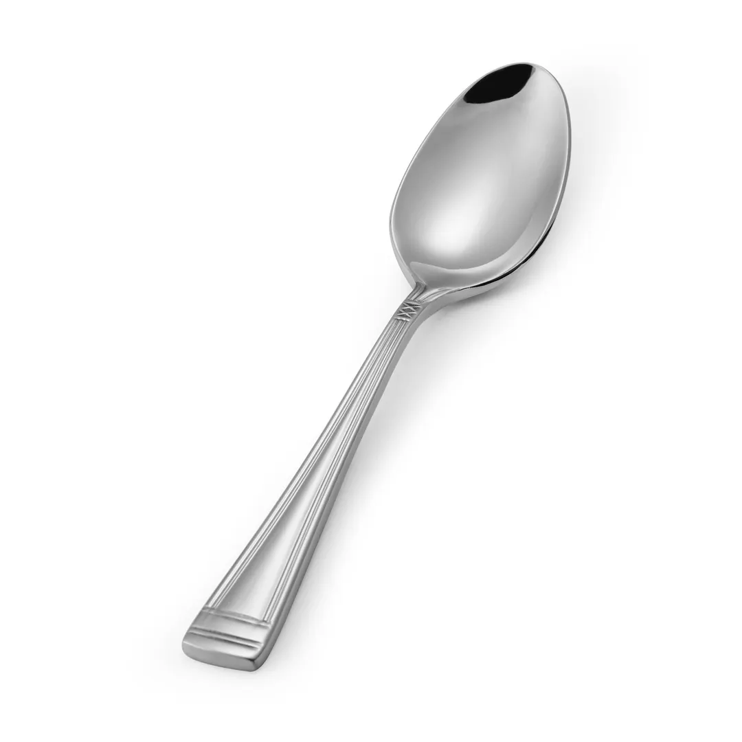 Mikasa 5257214 Fence Teaspoon, 6-4/5"L, 18/10 Stainless Steel, Dishwasher Safe - Dozen