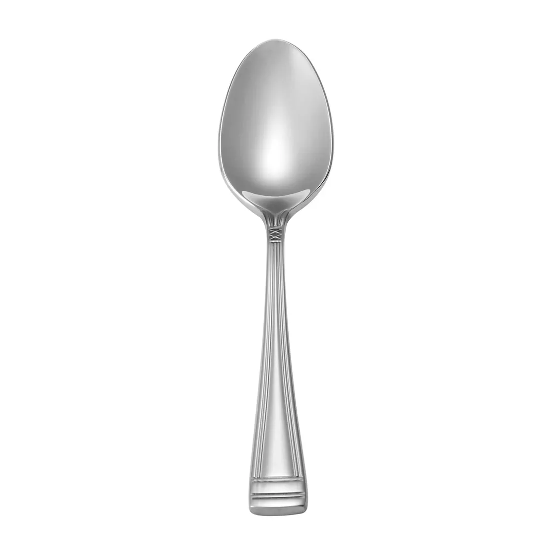 Mikasa 5257214 Fence Teaspoon, 6-4/5"L, 18/10 Stainless Steel, Dishwasher Safe - Dozen