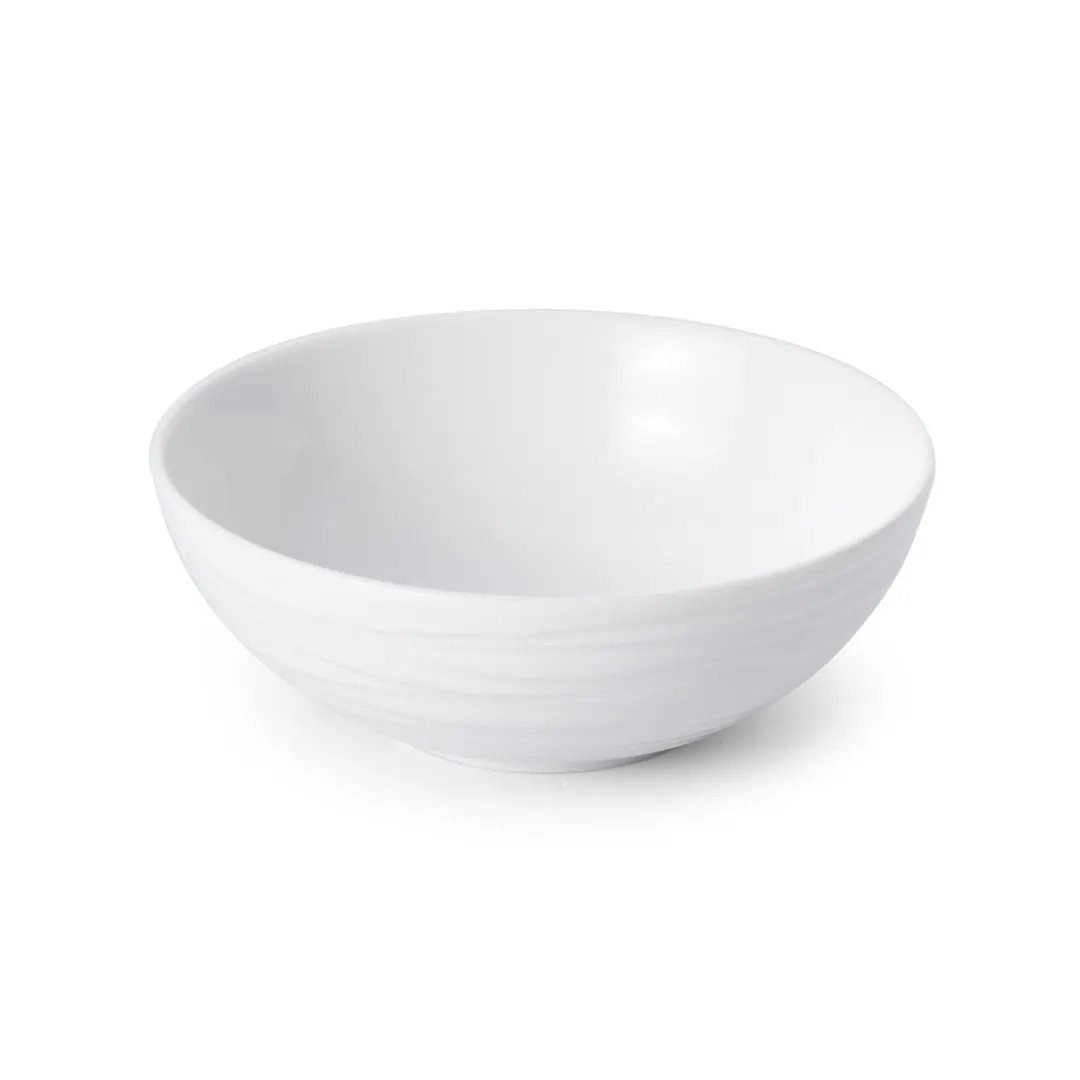 Mikasa 5260085 Camilla Bowl, 32 oz, 7" Dia., Round, Coupe, Vitrified Porcelain, Bright White