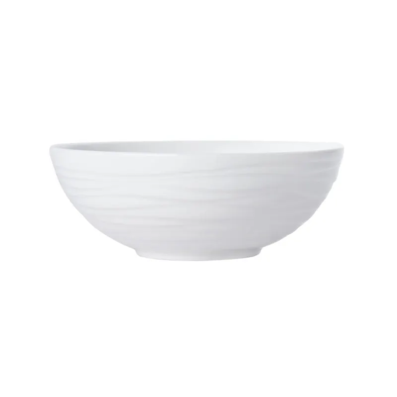 Mikasa 5260085 Camilla Bowl, 32 oz, 7" Dia., Round, Coupe, Vitrified Porcelain, Bright White