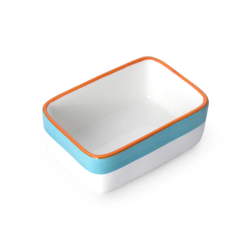 Mikasa 5260344 Sunday Brunch Sugar Holder, 4" Turquoise Ceramic Porcelain