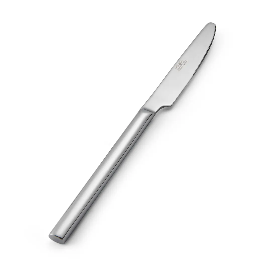 Mikasa 5262512 Dinner Knife, 8"-9" Long, Heavy Weight, Solid Handle, Stainless Steel, Leo - Dozen