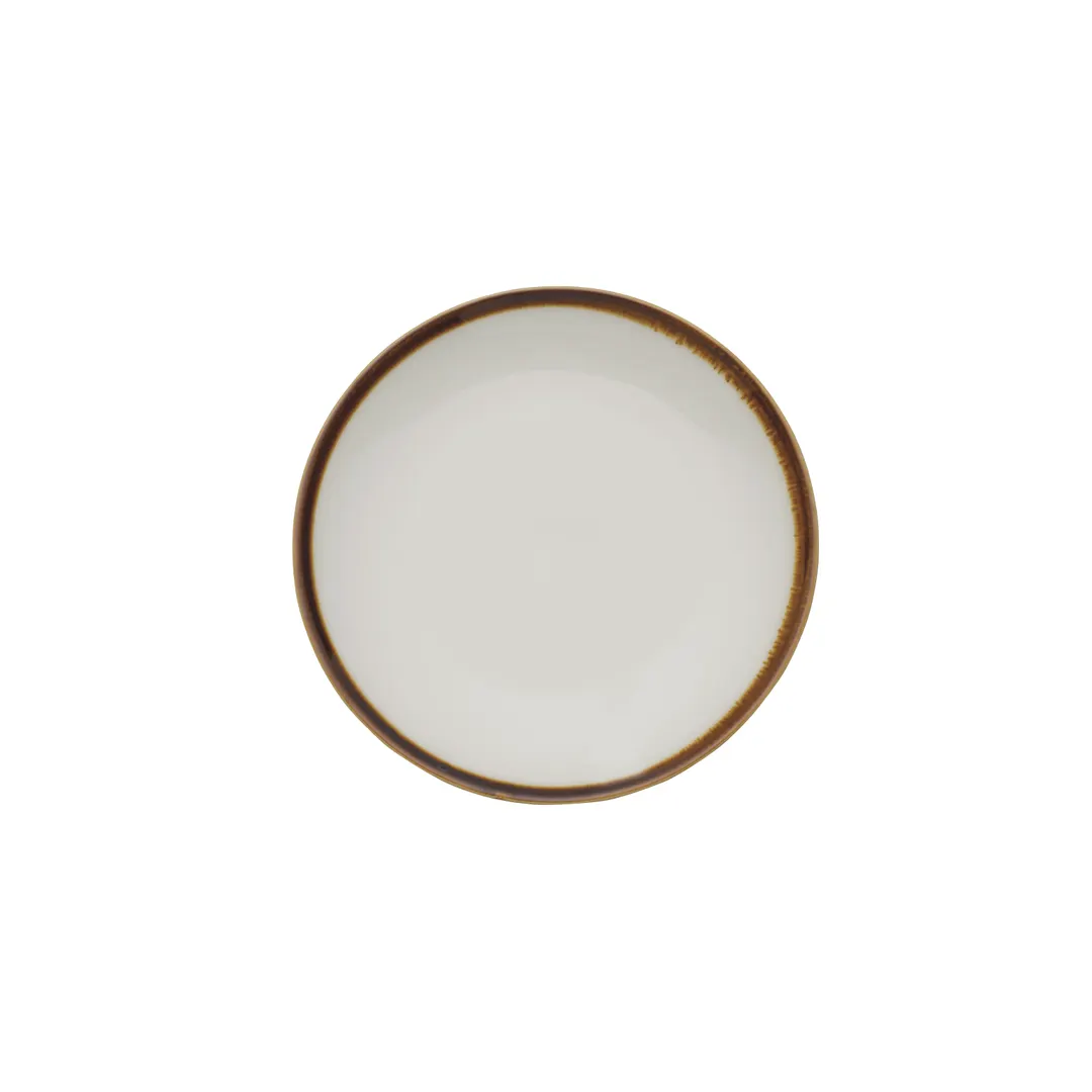 Mikasa 5266665 China Plate, 11" Dia., Round, Coupe Rim, Vitrified Porcelain, Cream White