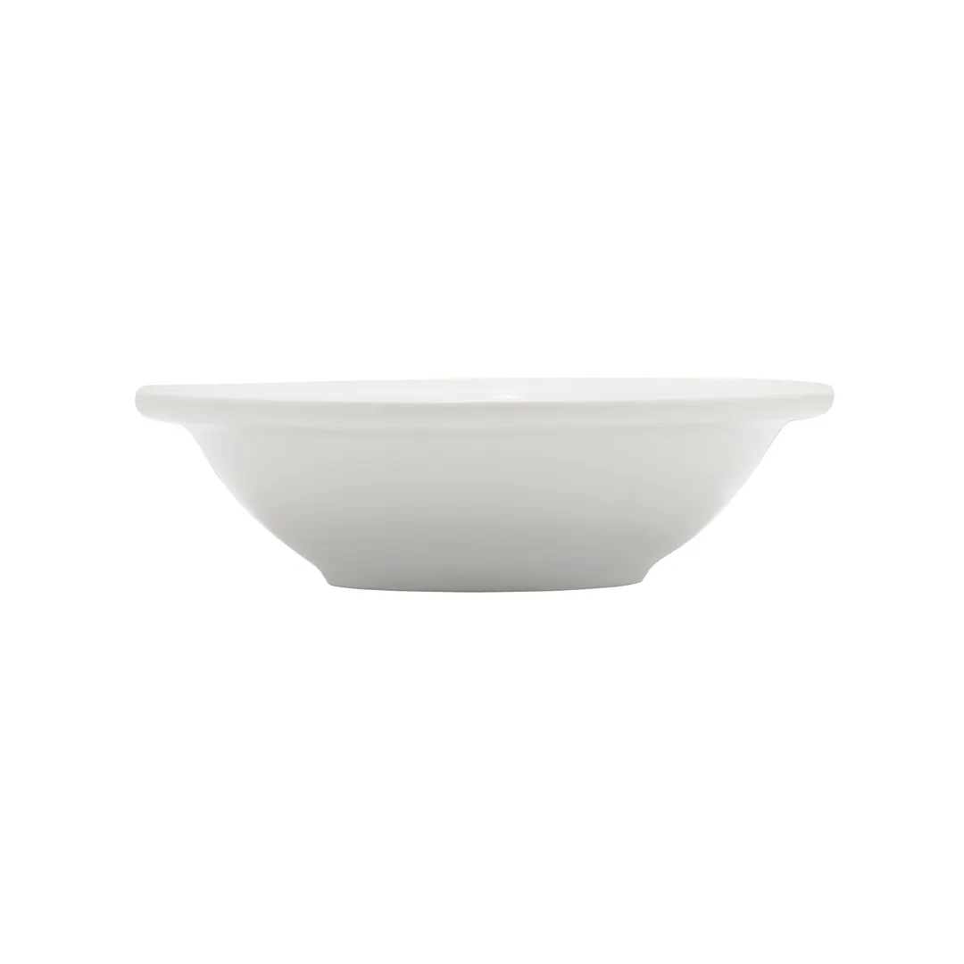 Towle Hospitality 5272990 Saratoga Plate, 9" Round Porcelain White Bowl 17 oz, Microwave Oven Safe