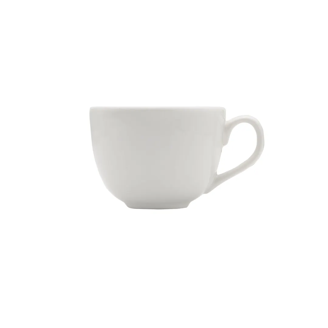 Towle Hospitality 5272991 Saratoga 3.5oz Porcelain Cup, Stackable, Dishwasher, Microwave & Oven Safe