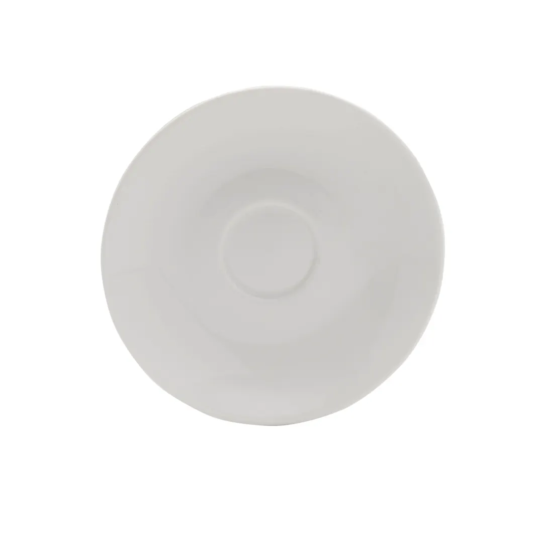 Towle Hospitality 5272995 Saratoga Saucer, 5.62" Diameter, China, Dishwasher, Microwave & Oven Safe