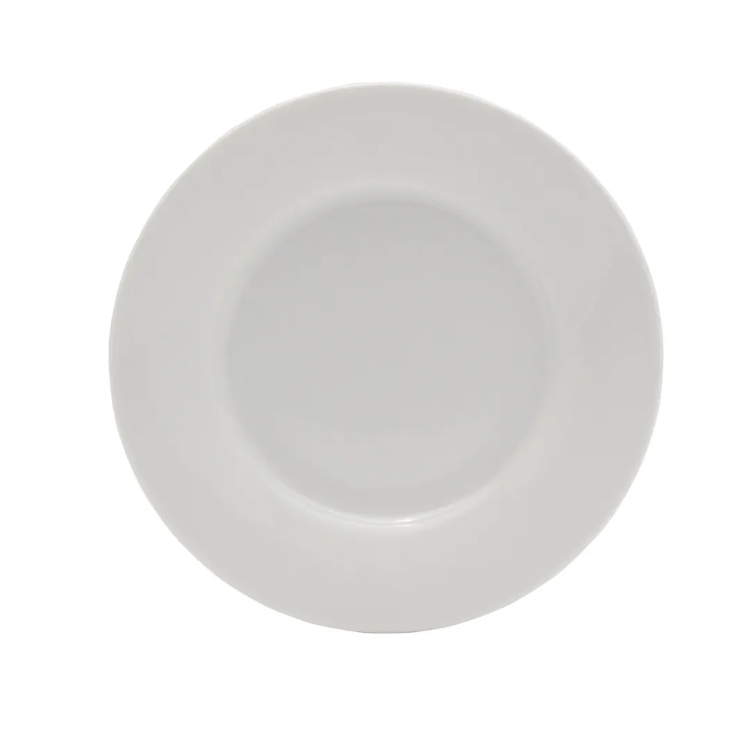 Towle Hospitality 5272998 Saratoga Round 5.5" China Plate, Dishwasher, Microwave & Oven Safe