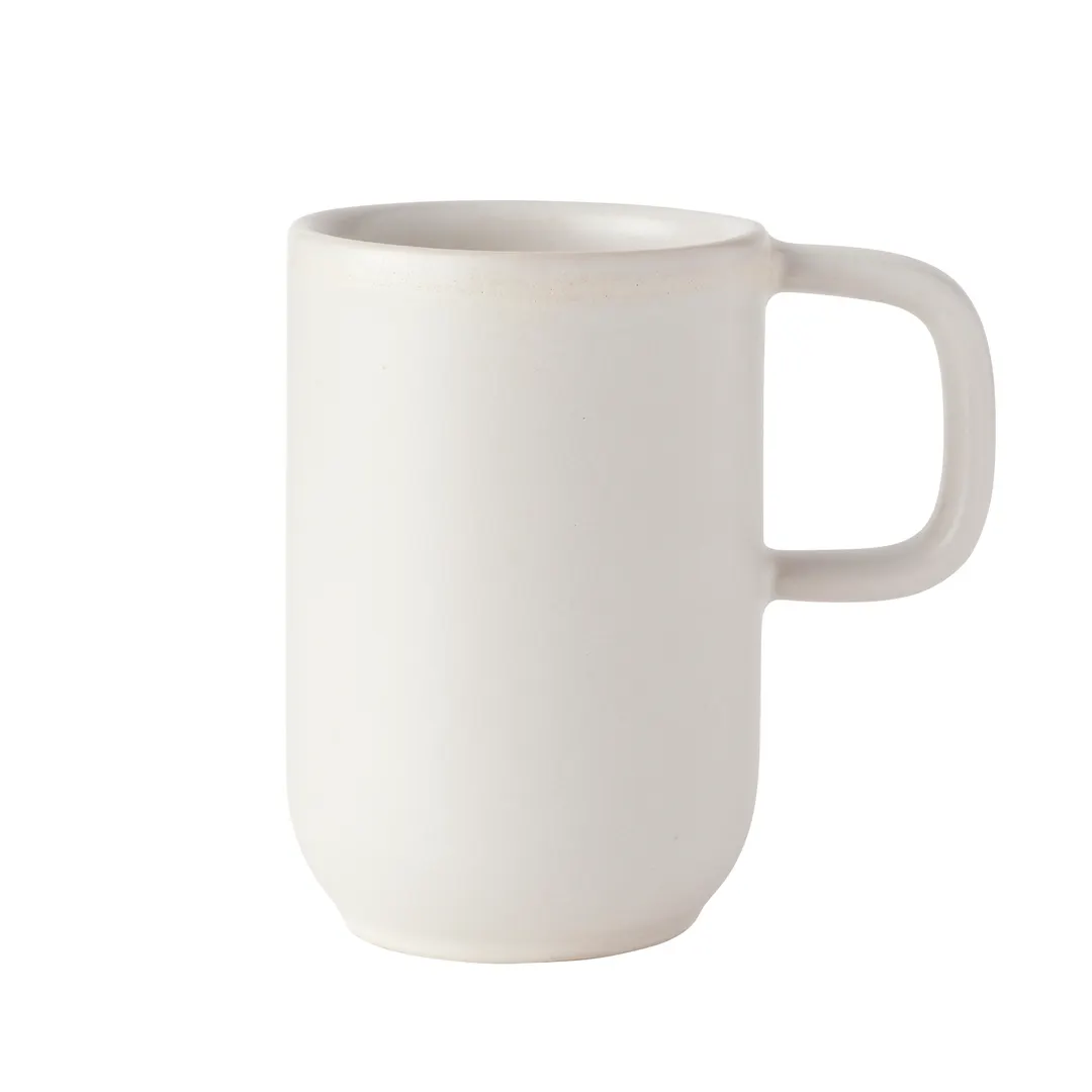 Mikasa 5275153 Solitude China Mug, 12.5oz, Natural, Ceramic, Dishwasher, Microwave & Oven Safe