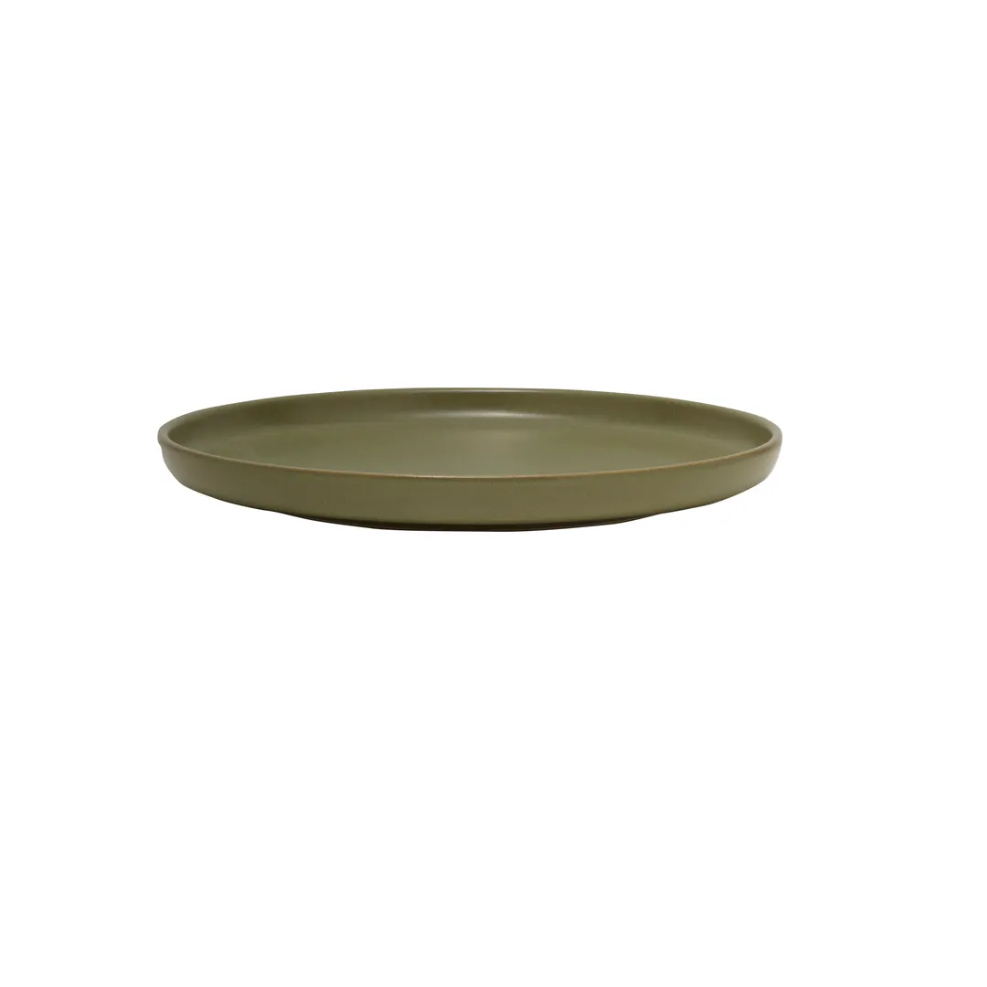 Mikasa 5275167 Solitude China Plate, 11" Round, Green, Dishwasher, Microwave & Oven Safe