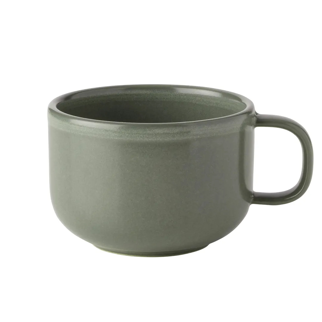 Mikasa 5275173 Porcelain Coffee Pot/Teapot, Solitude, 9.3oz Green, 8-12oz Capacity