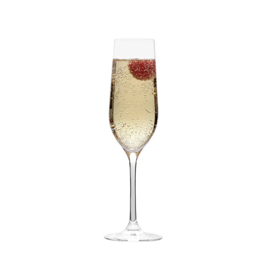 Mikasa 5275306 Abbey Champagne Glass, 6.5 oz, 2.56"W x 2.56"D x 8.62"H, Flute Shape, Stem Base