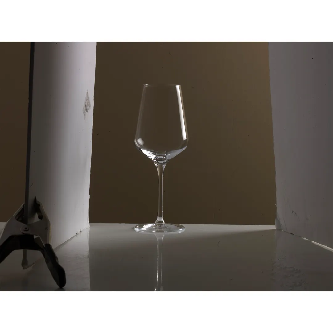 Mikasa 5275312 Lucie White Wine Glass, 13.75 oz., Lead Free Crystal, 3.33"W x 3.33"D x 8.62"H