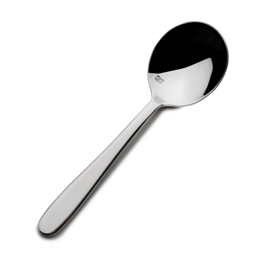 Mikasa 5275879 City Limit Bouillon Spoon, 6-1/10"L, 18/10 Stainless Steel, Sold per Dozen