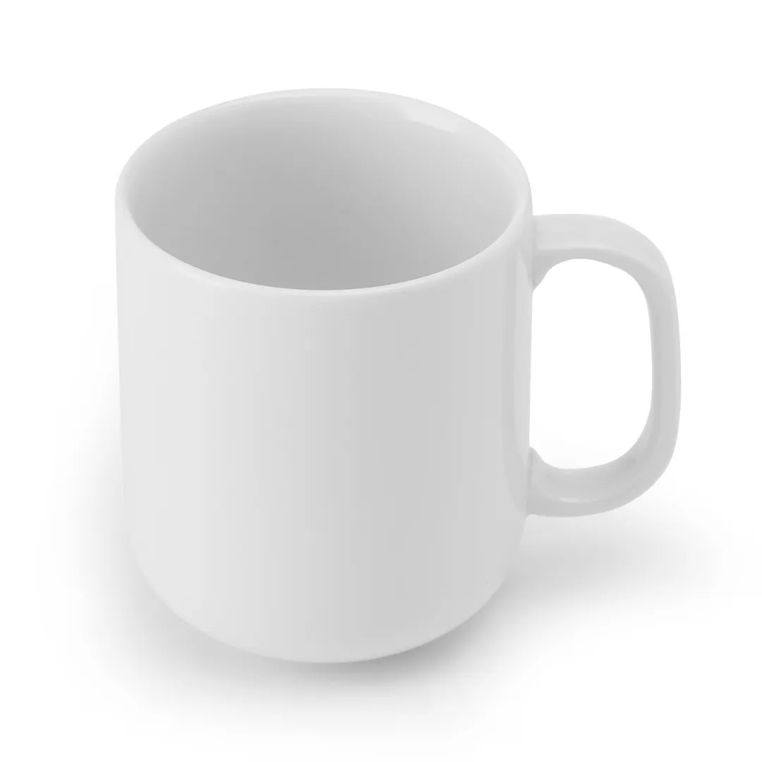 Mikasa 5302567 Meze Mug – 11 oz. Porcelain Round White Cup, Dishwasher Safe, Classic Dinnerware