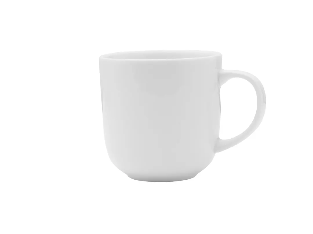 Mikasa 5302584 Isla Tea Cup, 7.78 oz., Porcelain, White, Dishwasher Safe