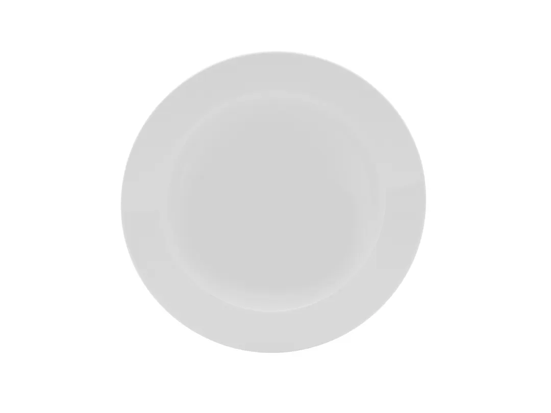 Mikasa 5302704 Galleria Plate, 9" Round, Porcelain, White, 12.67 oz., Dishwasher Safe - MIK-5302704