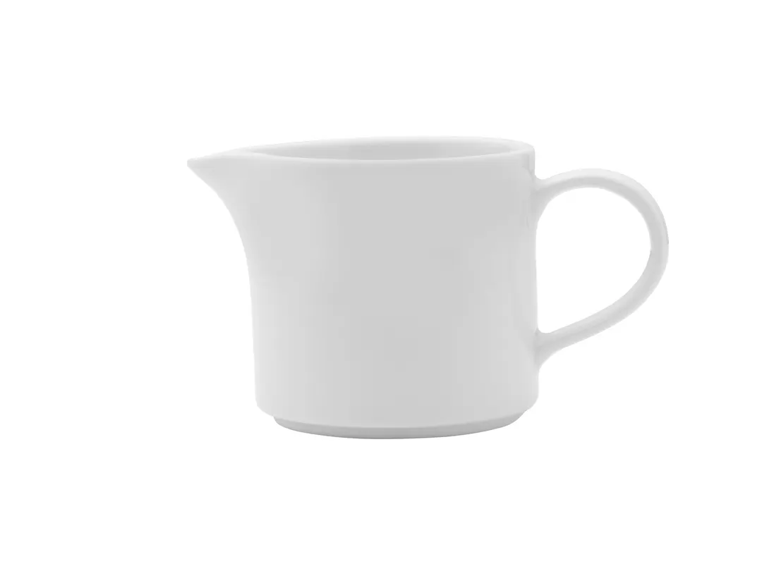 Mikasa 5302809 Galleria Creamer Pitcher, 6.76 oz., Dishwasher Safe Porcelain, White