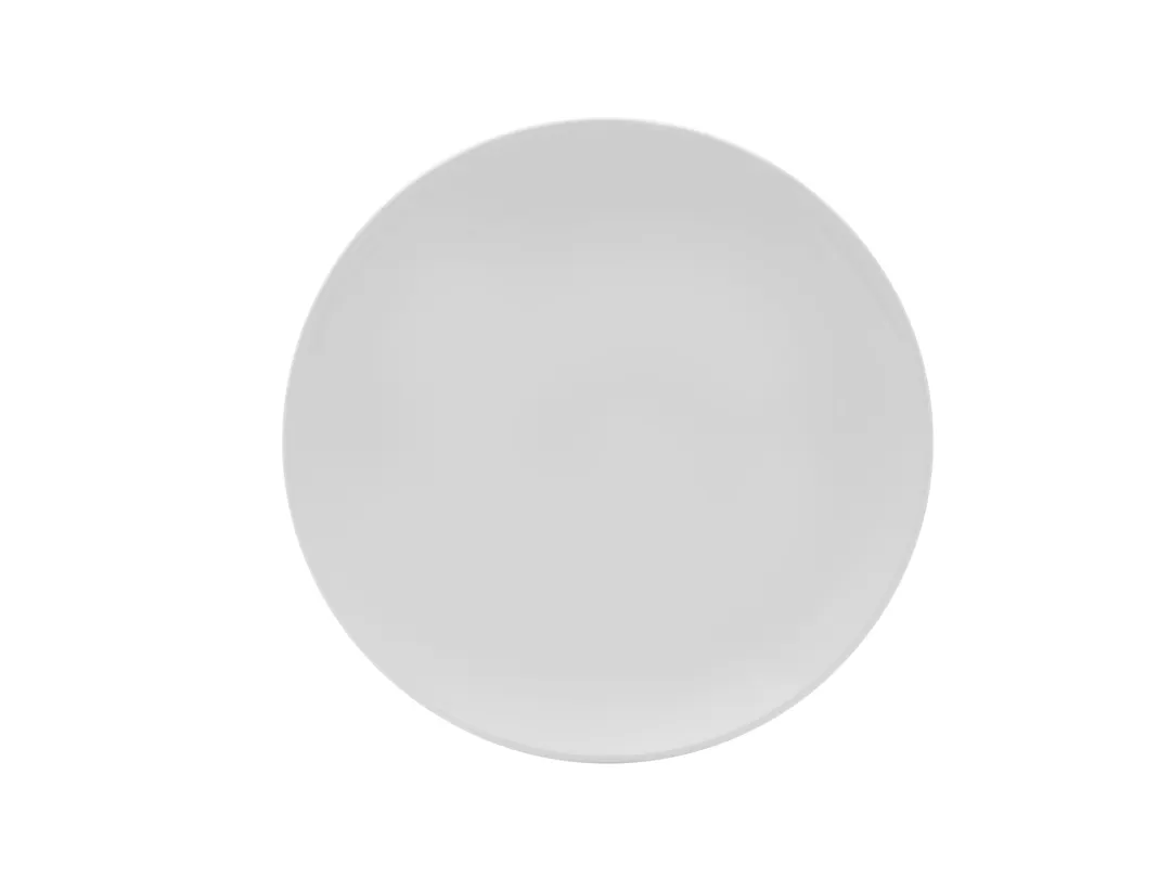 Mikasa 5302818 Galleria Coupe Plate, 11" W, 58.42 oz, Deep Round Porcelain, White, Dishwasher Safe