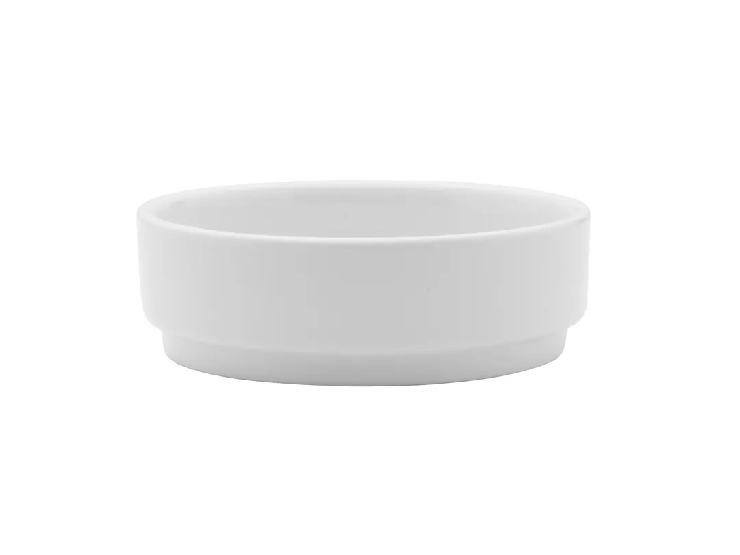 Mikasa 5302827 Galleria Ramekin, 6.08 oz (180 ml) Porcelain White, Dishwasher Safe