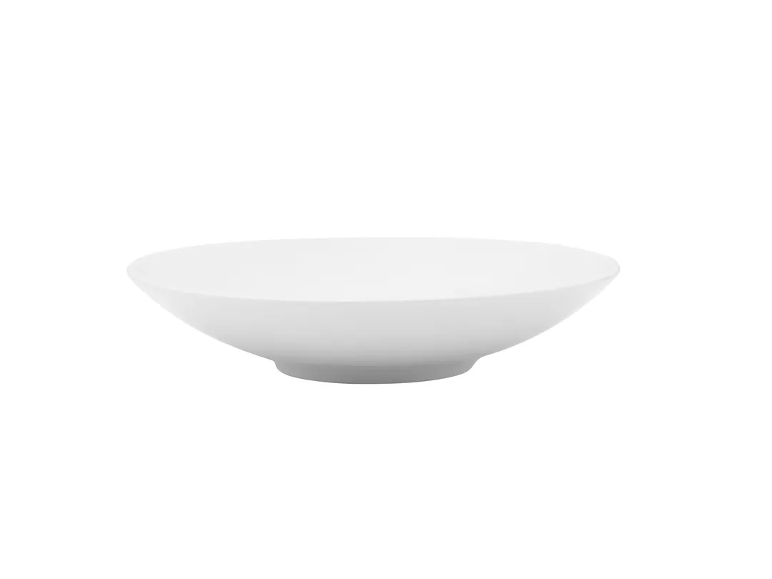 Mikasa 5302837 Galleria Coupe Plate – 6" Round Porcelain Plate, White, Coupe Rim, Dishwasher Safe