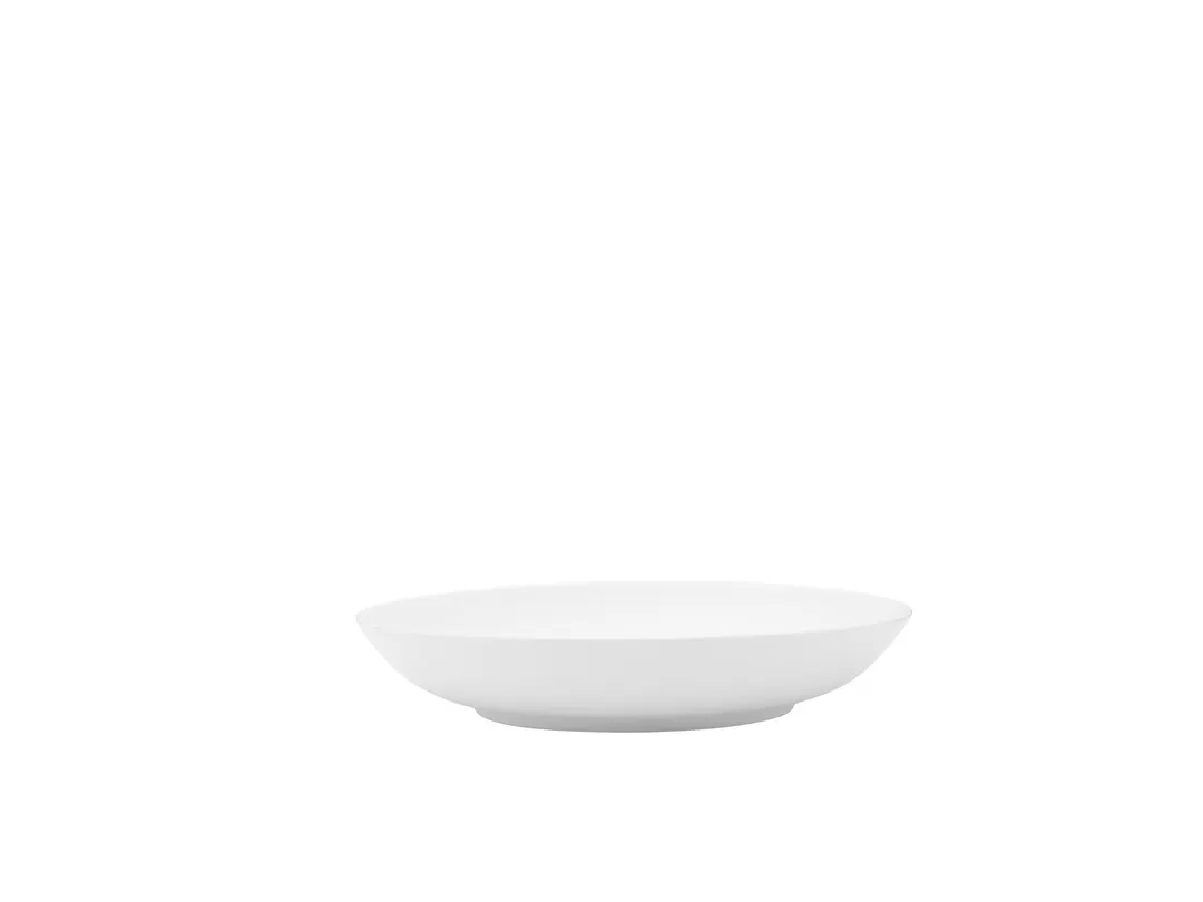 Mikasa 5304617 Lola Coupe Plate, 9" Round, 37.51 oz., White Fine Porcelain