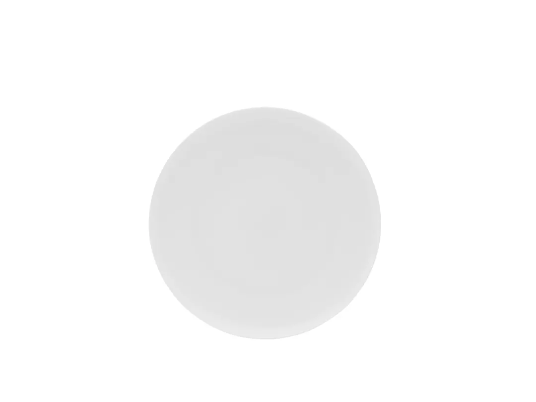 Mikasa 5304617 Lola Coupe Plate, 9" Round, 37.51 oz., White Fine Porcelain