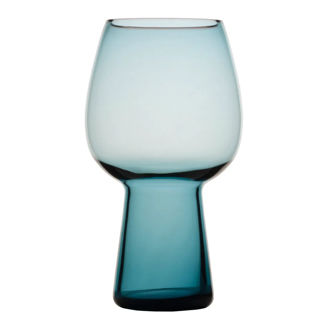 Mikasa 5307045 Vegas Wine Glass, 19 oz., 3.62"W x 3.62"D x 6.50"H, Stemless, Blue