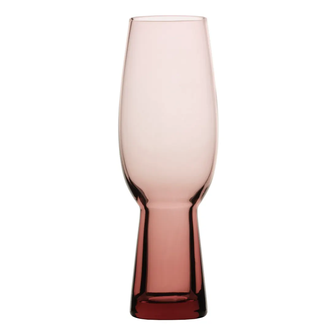 Mikasa 5307051 Vegas Flute Champagne Glass, 10 oz, 2.44"W x 2.44"D x 7.28"H, Stemless, Purple