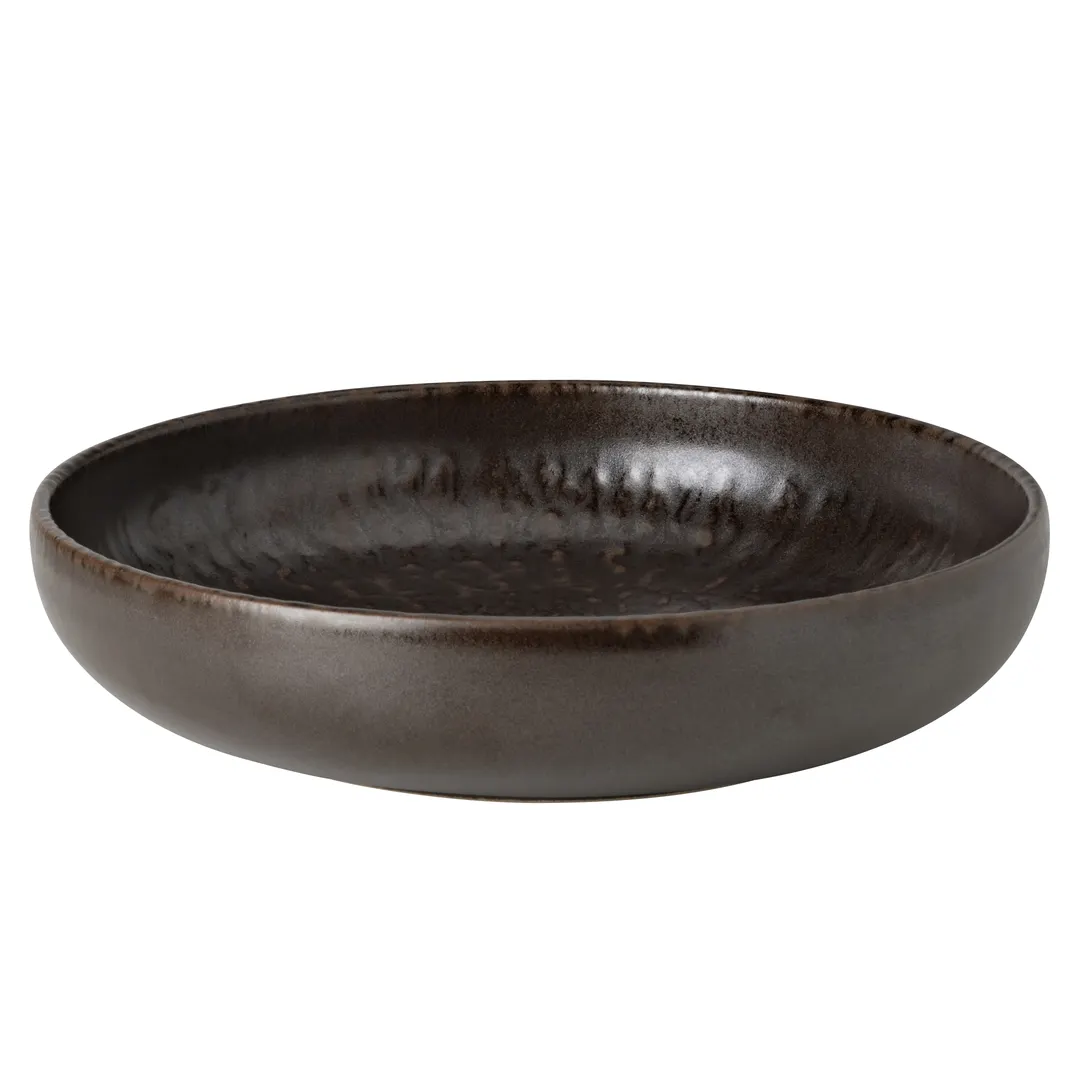 Mikasa 5308763 Sepia Bowl, Coupe, 8.7"W x 8.7"D x 2"H, Brown, Stoneware