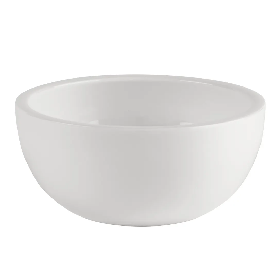 Mikasa 5312744 Gordon Bowl, 4.5" Diameter, 10 oz, White Bone China Dinnerware, Wide Rim