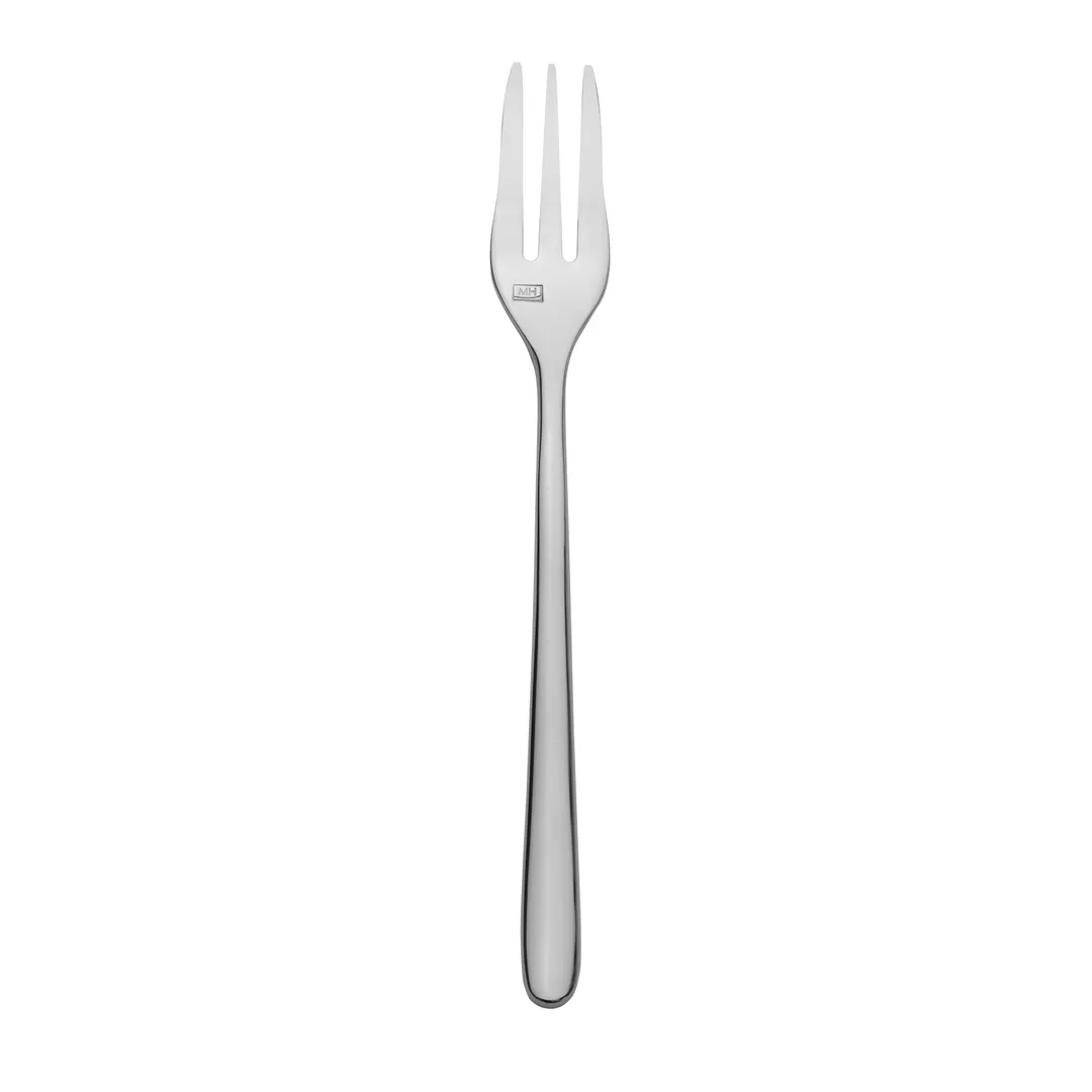 Mikasa 5313048 Santorini Cocktail Oyster Fork, 5.9", 18/10 Stainless Steel, Heavy Weight