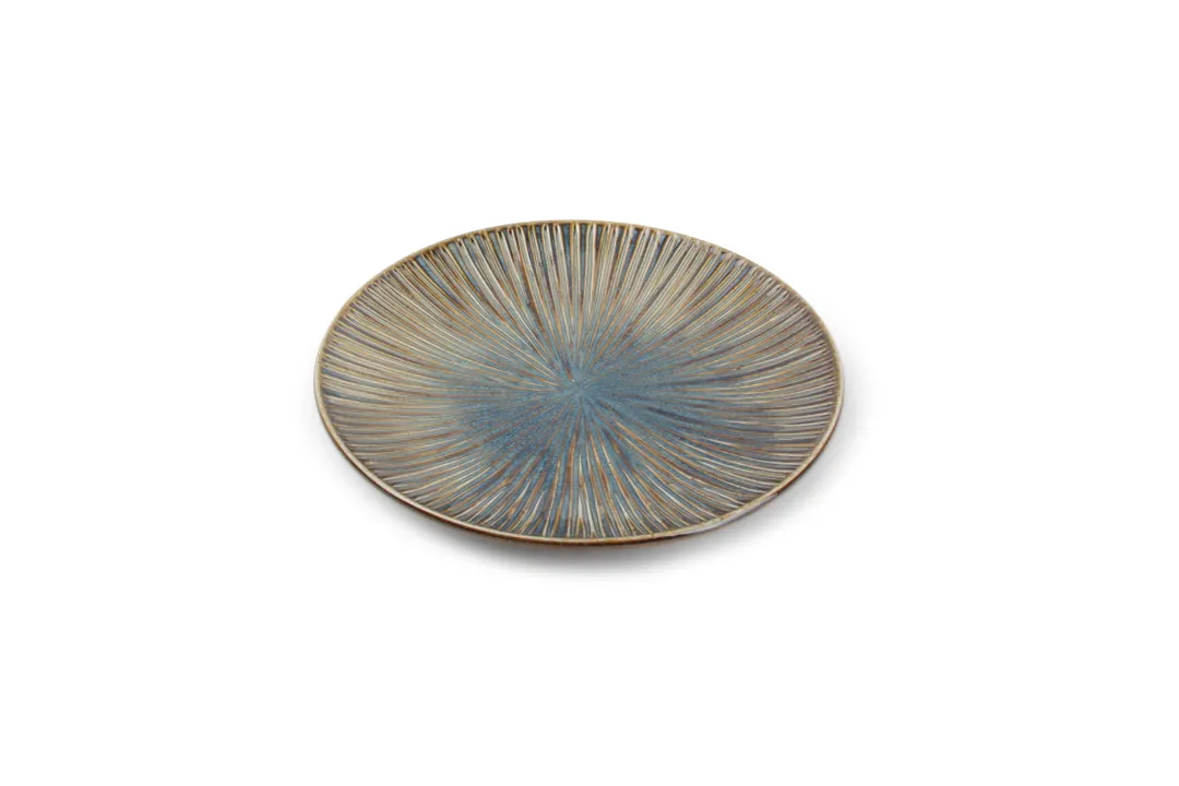 F2D 5314582 Halo Coupe Plate, 7.875" Round Porcelain Plate with Coupe Rim in Halo Forest Finish