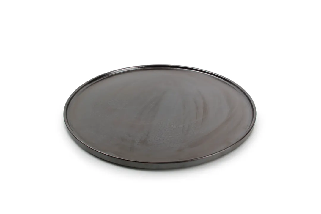 Chic 5314763 Coupe Plate, 12.2" Round Porcelain Plate in Verso Black, Stackable, Microwave Oven Safe
