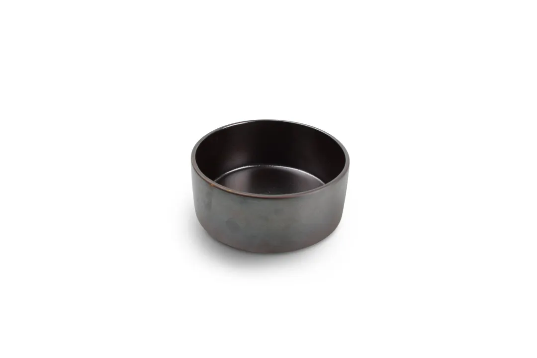 Chic 5314765 - Porcelain Bowl, 5" Diameter, 25.7oz, Verso Black, Stackable, Microwave Oven Safe