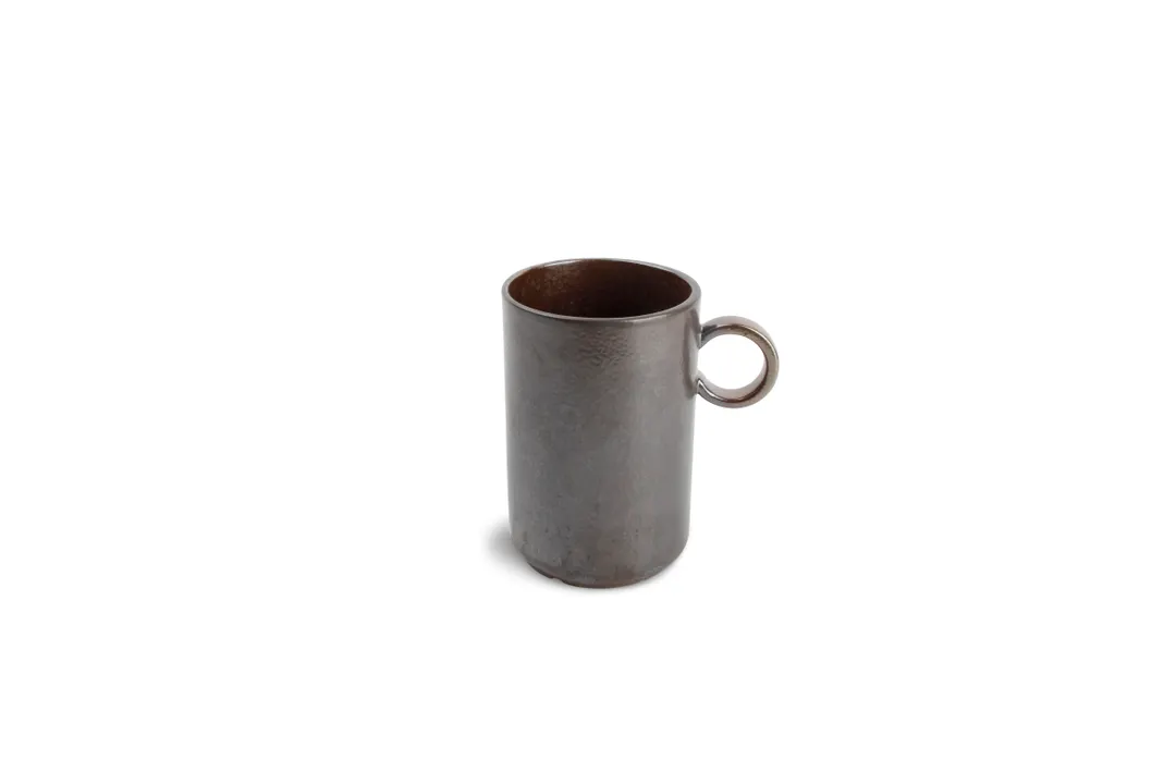 Chic 5314767 China Mug - 12oz Verso Black Porcelain, 3.9" , Stackable, Dishwasher & Microwave Safe