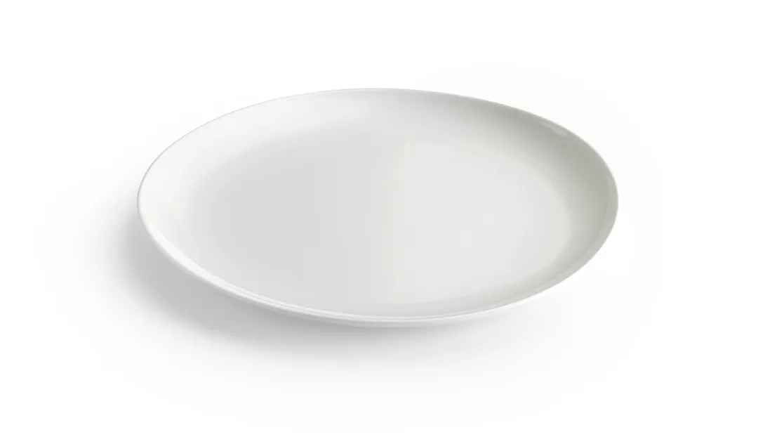 Chic 5314771 Coupe Plate - 8.3" White Porcelain Round Plate, Coupe Rim, Microwave Oven Safe
