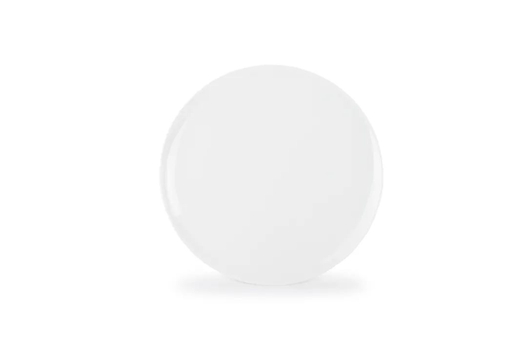 Chic 5314773 Coupe Plate, 11.4" White Porcelain, Coupe Rim, Microwave Oven Safe