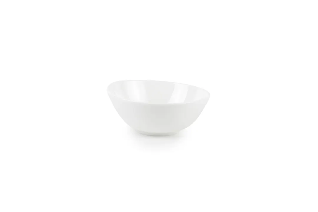 Chic 5314774 - Round Porcelain Bowl, 4" , 5 oz, Dishwasher, Microwave & Oven Safe, Perla Finish