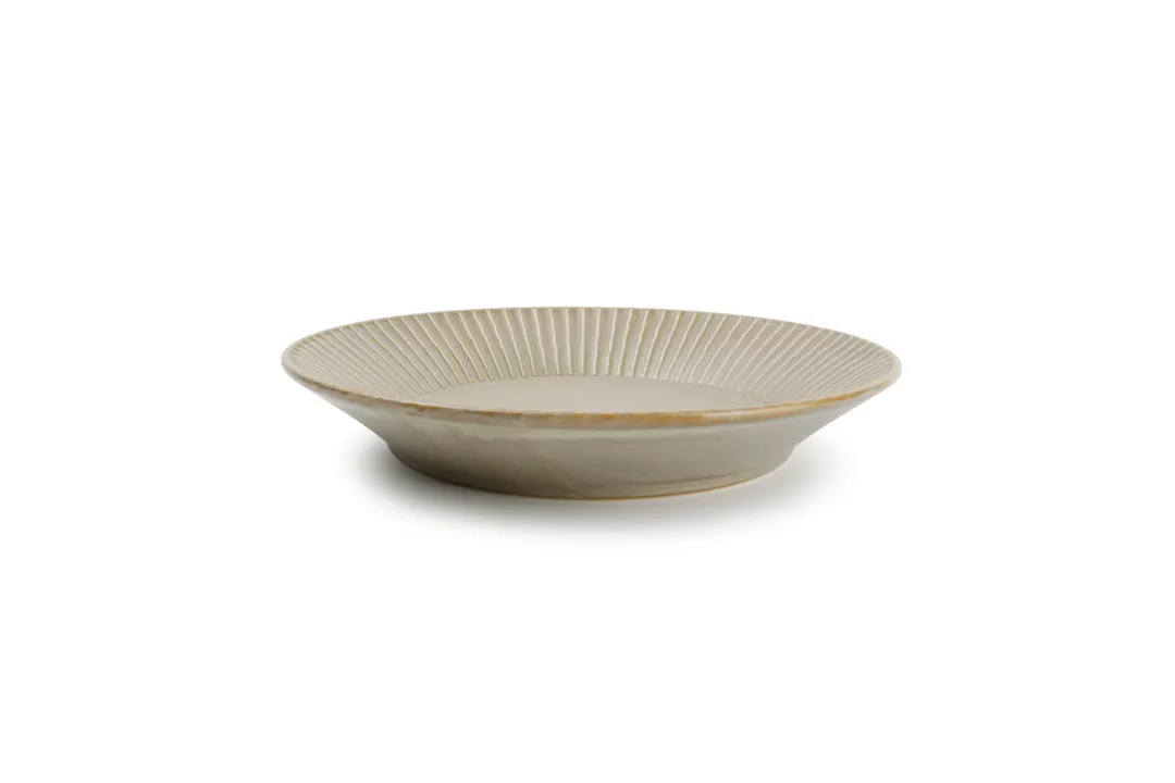 F2D 5314884 Deep Round Plate, 9.3", 29.76 oz, Sage Green Porcelain, Microwave Oven Safe